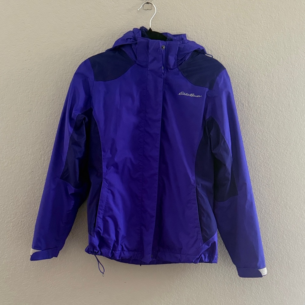 Eddie Bauer Vibrant Purple Hooded Jacket